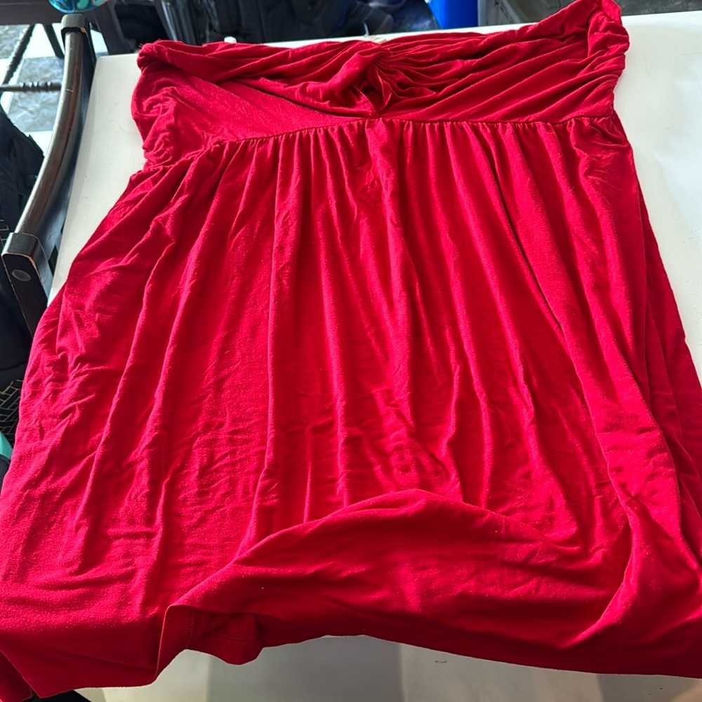 Red Tube Top